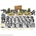 Feleph Military Army Weapons Toy,Weapon Accessories Block Building Toy Sets Custom Figure Modern Assault Equipment Pack Compatible with Major Brands,Nice DIY Battle Toy Gift for Kids Boys c B07JD6WW3Y